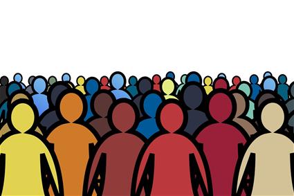 crowd-2045498_1280 Colorful graphic with people standing in a crowd.