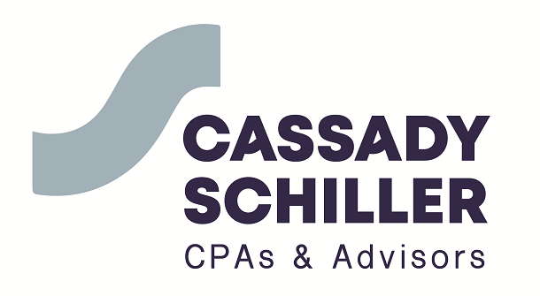 Cassady Schiller Logo blue white