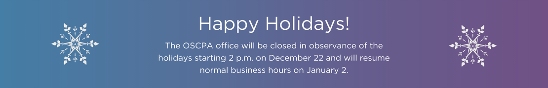 Happy Holidays - Office closure information