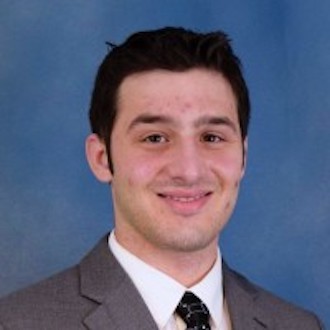Man smiling for camera.